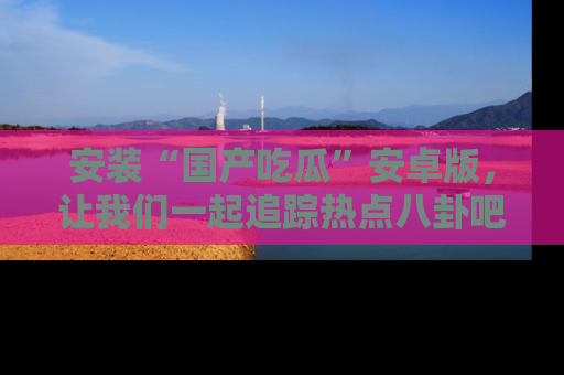 安装“国产吃瓜”安卓版，让我们一起追踪热点八卦吧～