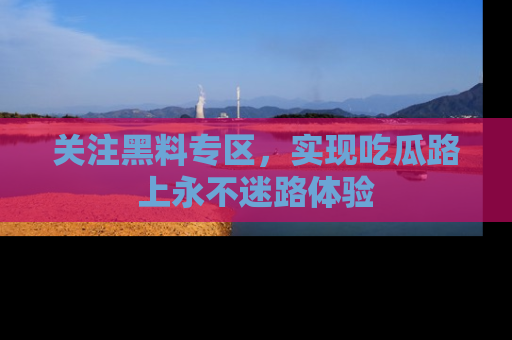 关注黑料专区，实现吃瓜路上永不迷路体验
