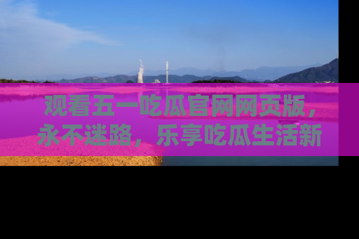 观看五一吃瓜官网网页版，永不迷路，乐享吃瓜生活新方式