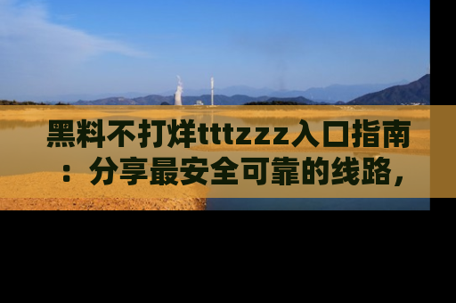 黑料不打烊tttzzz入口指南：分享最安全可靠的线路，轻松获取最新八卦！