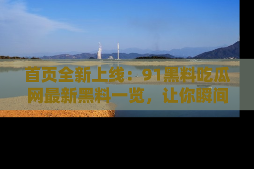 首页全新上线:91黑料吃瓜网最新黑料一览,让你瞬间掌握