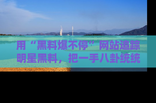 用“黑料爆不停”网站追踪明星黑料，把一手八卦统统收进你的后宫中！