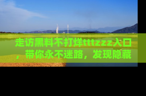走访黑料不打烊tttzzz入口，带你永不迷路，发现隐藏的黑幕